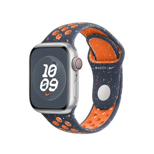 Pasek sportowy Apple Nike MUUU3ZM/A 45mm M/L błękitny płomień