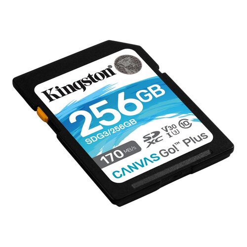Kingston Czytnik pamięci 256GB SDXC CnvsGo+170R C10UHSI U3V30