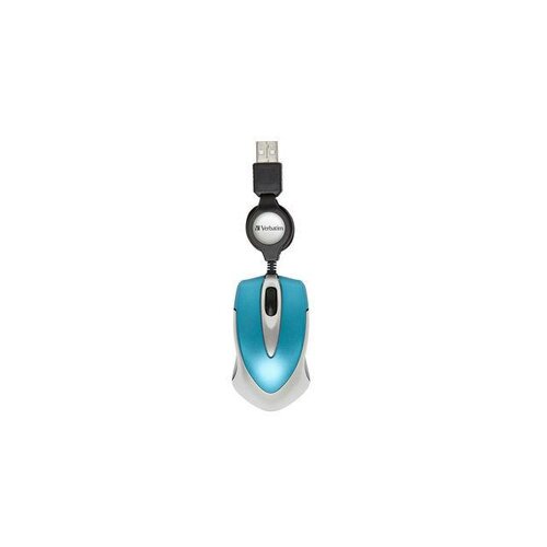 Verbatim Mysz  Travel niebieska USB