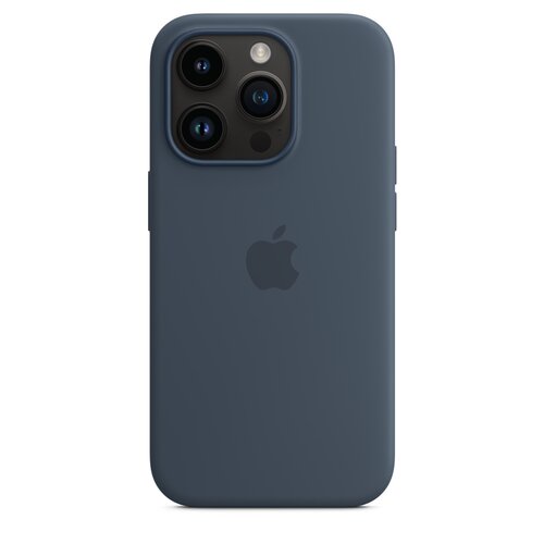 Etui silikonowe Apple MagSafe sztormowy błękit na iPhone 14 Pro