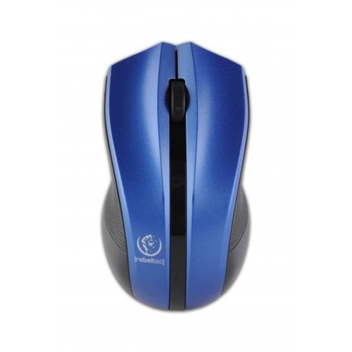 REBELTEC Mysz Black/blue opti mouse wireless