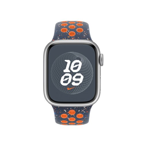 Pasek sportowy Apple Nike MUUU3ZM/A 45mm M/L błękitny płomień