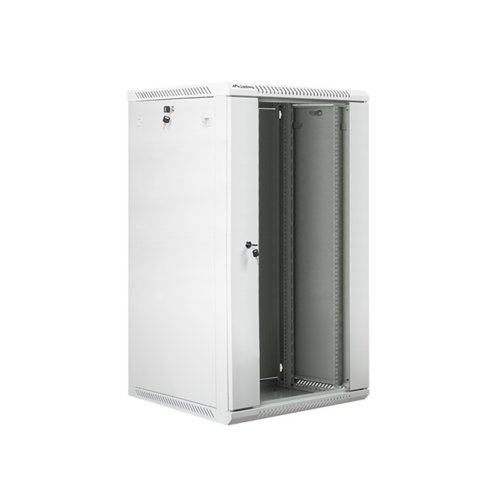 LANBERG Szafa instalacyjna wisząca 19'' 22U 600X600mm szara (drzwi       szklane)