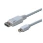 Kabel DisplayPort ASSMANN DP/M-DPmini /M, 1.1a biały, 1m