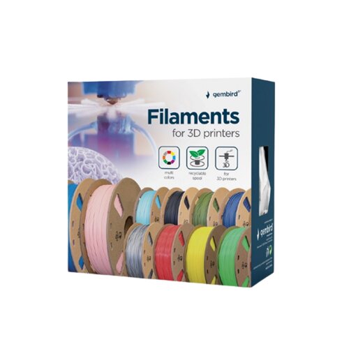 Filament Gembird 3DP-PLA1.75-01-PR fioletowy