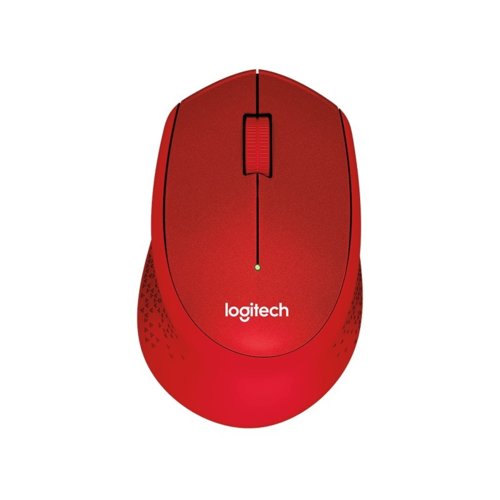 Logitech M330 Silent Plus Mouse Czerwony  910-004911