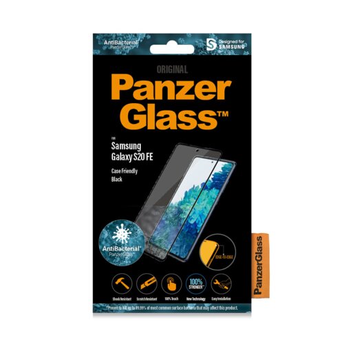 Szkło hartowane PanzerGlass E2E Microfracture Sam S20 FE G781 Case Friendly Finger Print AntiBacterial