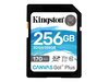 Kingston Czytnik pamięci 256GB SDXC CnvsGo+170R C10UHSI U3V30