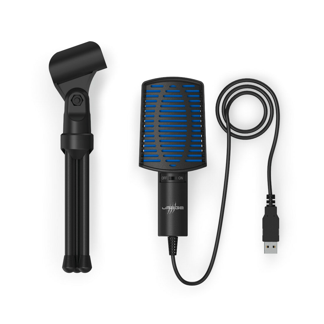 Mikrofon Hama Stream 100 USB całość zestawu