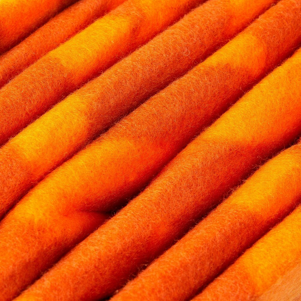 Koc piknikowy Spokey Picnic Apricote Pomarańczowy widok na materiał
