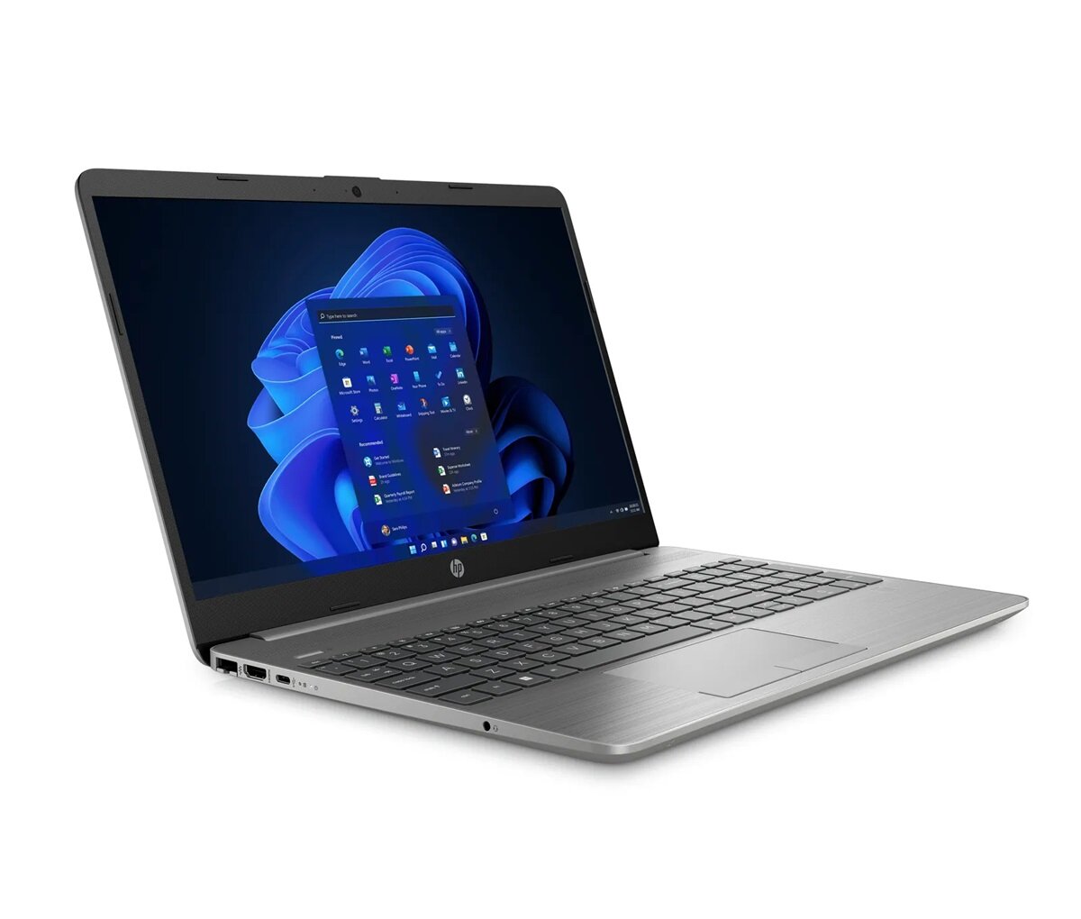Laptop HP 250 G9 i5-1235U/16/512 GB 15,6; po skosie na białym tle