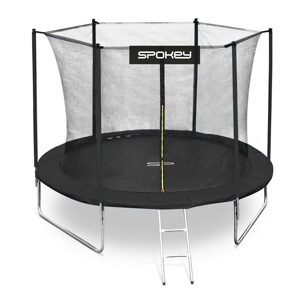 Trampolina ogrodowa Spokey Jumper II 305 cm grafika przedstawia trampolinę od frontu