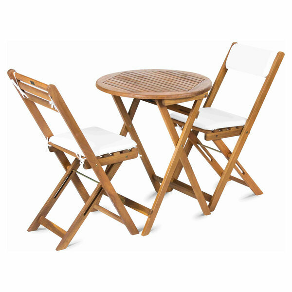 Zestaw ogrodowy Fieldmann FDZN 4003-T brązowy dwa krzesła i stolik
